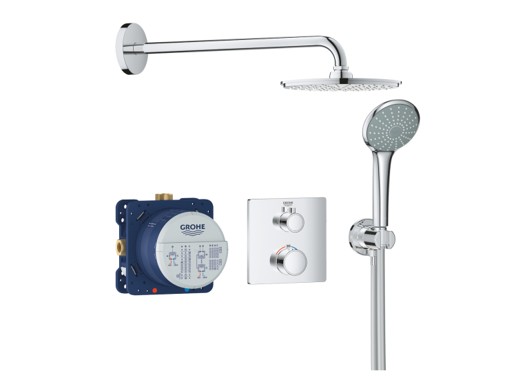 Набір для комплектації душу Grohe Grohtherm із Grohe Rainshower Cosmopolitan 210 (34734000)