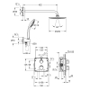 Набір для комплектації душу Grohe Grohtherm із Grohe Rainshower Cosmopolitan 210 (34734000)