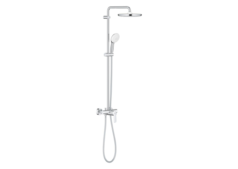 Душова система із одноважільним Grohe Tempesta System 250  змішувачем настінного монтажу (26673001)