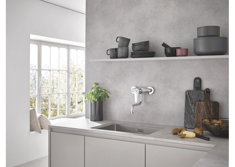 Одноважільний змішувач для мийки Grohe Eurosmart (31391003)