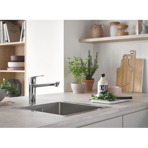 Однорычажный смеситель для мойки Grohe Eurosmart (30463000)