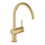 Одноважільний змішувач для миття Grohe Minta(32917GN0) Золото матове