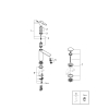 Однорычажный смеситель для раковины Grohe Lineare S-Size (23106001)