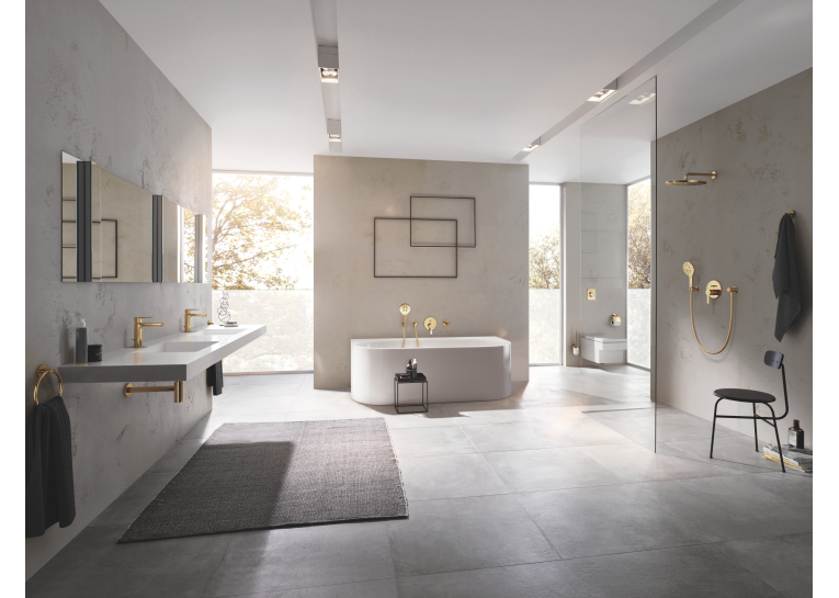 Одноважільний змішувач для раковини Grohe Lineare S-Size (32114GL1) Золото