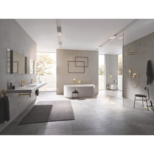 Однорычажный смеситель для раковины Grohe Lineare S-Size (32114GL1) Золото