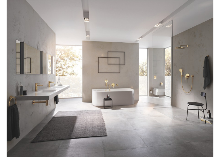 Одноважільний змішувач для раковини Grohe Lineare S-Size (32114GL1) Золото