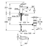 Однорычажный смеситель для раковины Grohe Eurosmart S-Size (329262433)