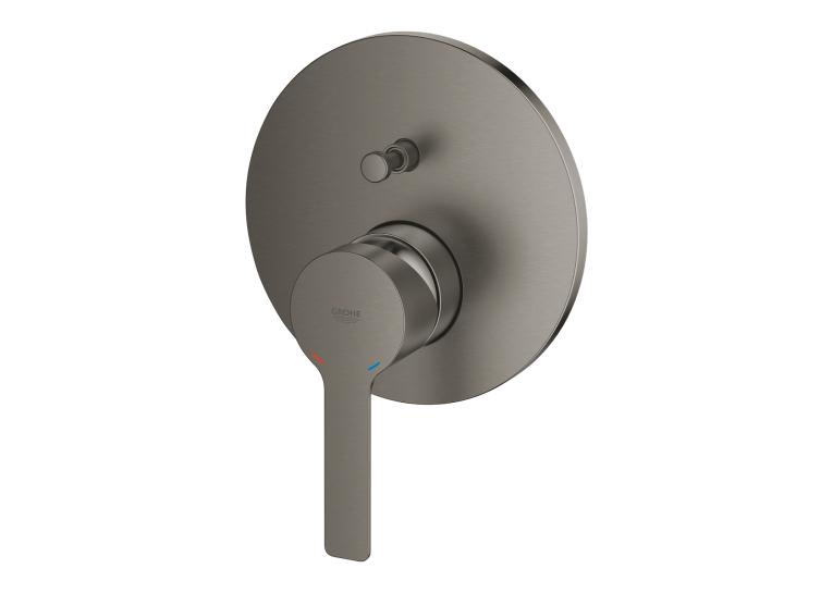 Одноважільний змішувач Grohe Lineare на 2 виходи (24064AL1) Графіт матовий
