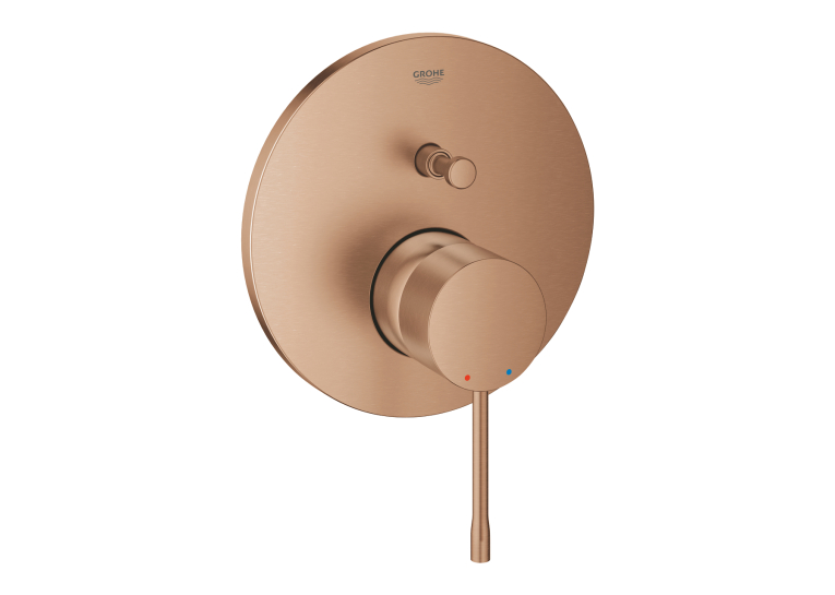 Одноважільний змішувач на 2 виходи Grohe Essence (24167DL1) Бронза матова