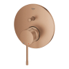 Одноважільний змішувач на 2 виходи Grohe Essence (24167DL1) Бронза матова