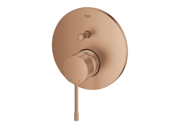 Одноважільний змішувач на 2 виходи Grohe Essence (24167DL1) Бронза матова