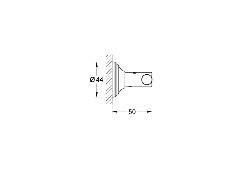Крючок для халата Grohe Essentials (40656001)