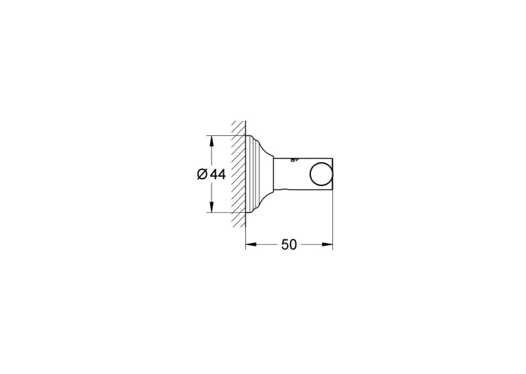 Гачок для халату Grohe Essentials (40656001)