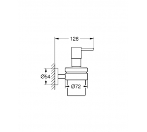 Дозатор для рідкого мила Grohe Essentials (40448DC1) Сталь