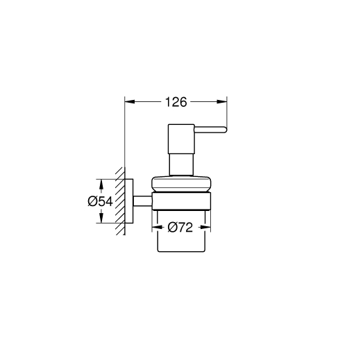 Дозатор для рідкого мила Grohe Essentials (40448DC1) Сталь