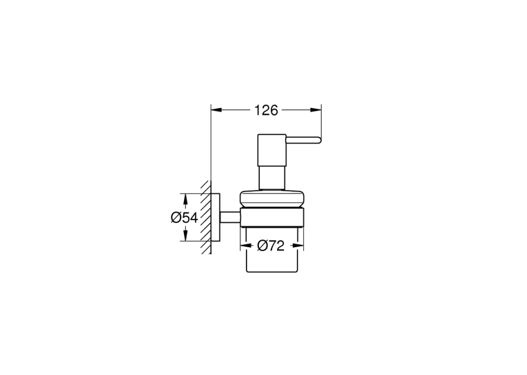 Дозатор для рідкого мила Grohe Essentials (40448DC1) Сталь