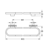 Тримач для банного рушника Grohe Selection (41058000)