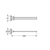 Тримач для рушника Grohe Essentials (40371DA1)