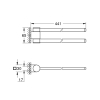 Тримач для рушника, поворотний Grohe Selection (41063A00) Графіт