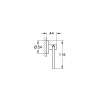 Тримач туалетного паперу Grohe Essentials (40689DC1) Сталь