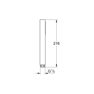 Ручной душ Grohe Euphoria Cube Stick 1 режим струи (27699000)