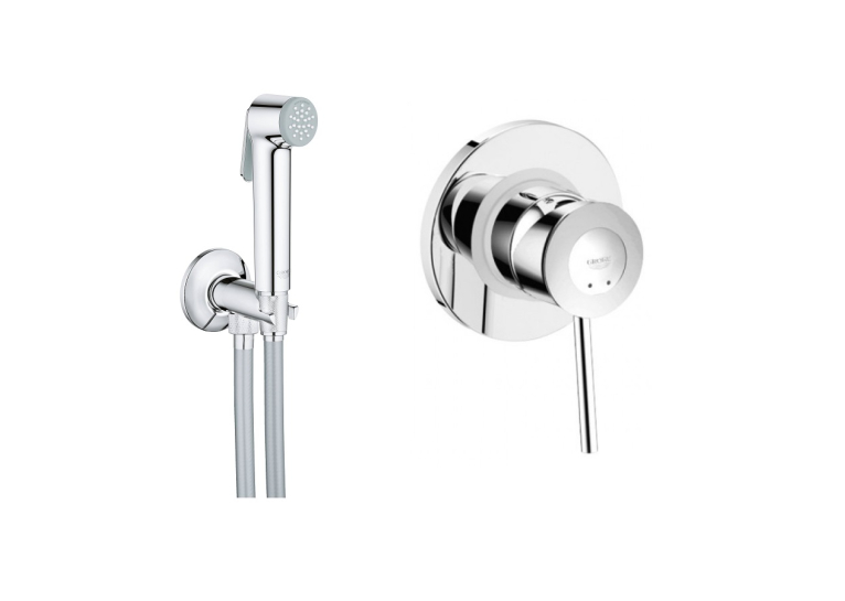 Комплект гігієнічного душу Grohe BauClassic UA2904800S