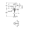 Змішувач для біде Grohe Essence New S-Size 24395KF1
