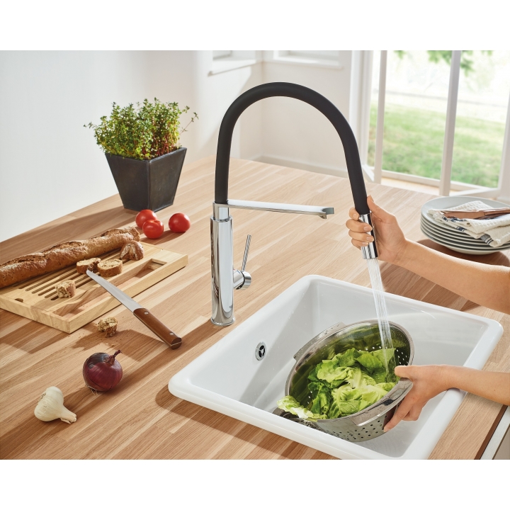 Одноважільний змішувач для мийки Grohe Concetto (31491000)
