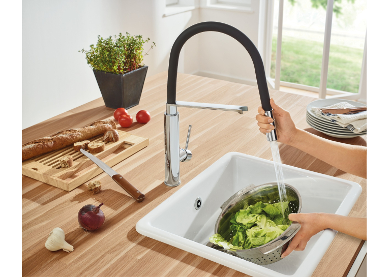Одноважільний змішувач для мийки Grohe Concetto (31491000)
