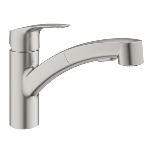 Одноважільний змішувач для миття Grohe Eurosmart (30305DC1) Сталь