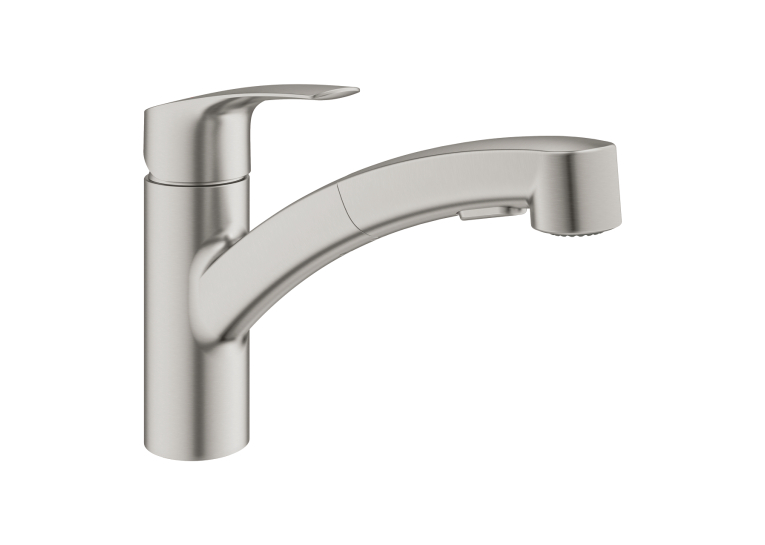 Одноважільний змішувач для миття Grohe Eurosmart (30305DC1) Сталь