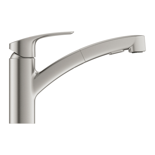 Однорычажный смеситель для мойки Grohe Eurosmart (30305DC1) Сталь