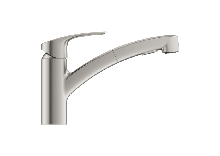 Одноважільний змішувач для миття Grohe Eurosmart (30305DC1) Сталь