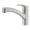 Одноважільний змішувач для миття Grohe Eurosmart (30305DC1) Сталь