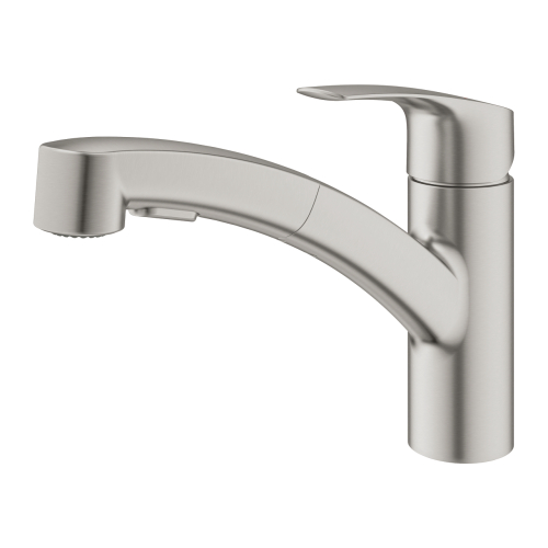 Однорычажный смеситель для мойки Grohe Eurosmart (30305DC1) Сталь