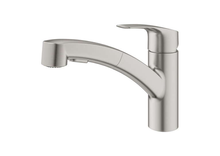 Одноважільний змішувач для миття Grohe Eurosmart (30305DC1) Сталь