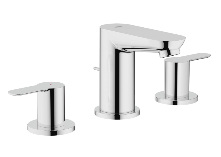 Смеситель для раковины Grohe BauEdge на 3 отверстия (20197000)