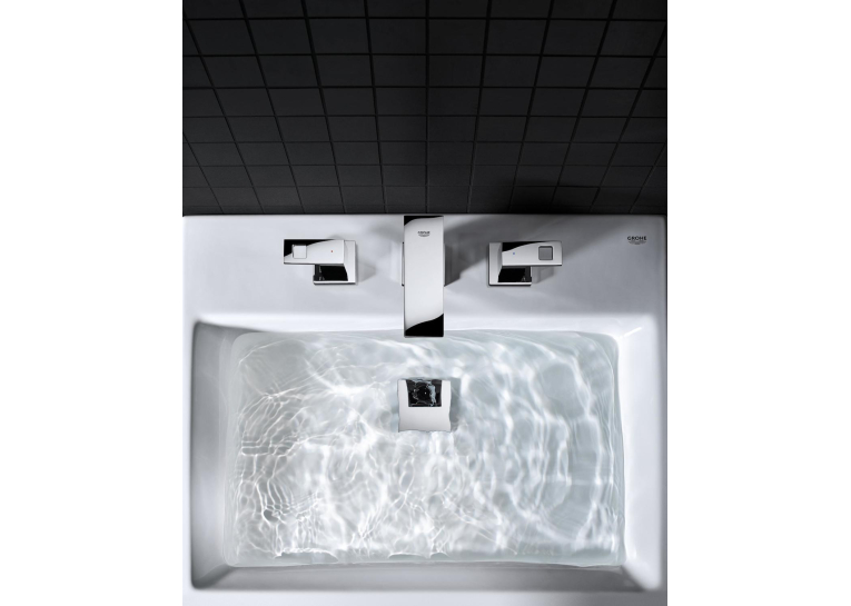 Змішувач для раковини Grohe Eurocube, на три отвори, двухвентильний, S-Size (20351000)