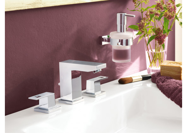 Смеситель для раковины Grohe Eurocube, на три отверстия, двухвентильный, S-Size (20351000)