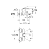 Однорычажный смеситель для ванны Grohe Wave Cosmopolitan (23209000)