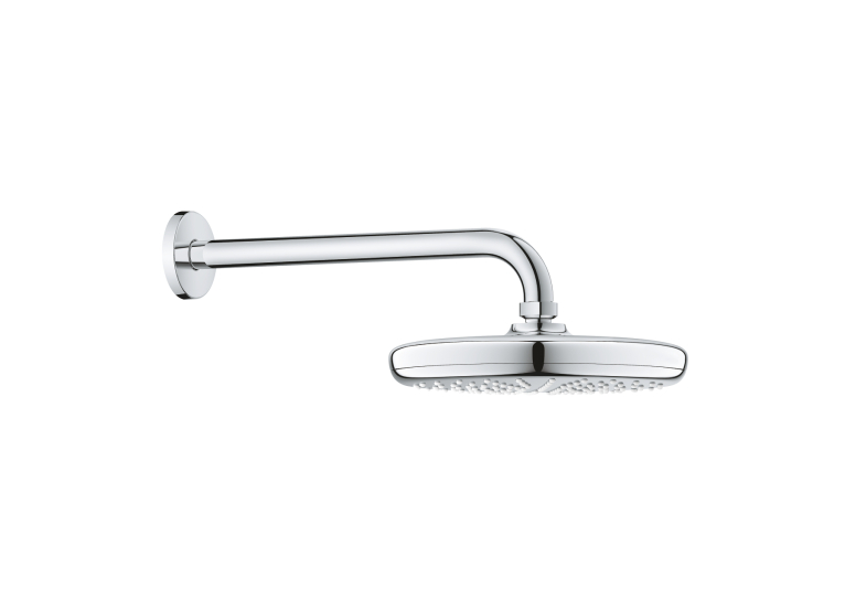 Верхній душ Grohe Tempesta 210 с душовим кронштейном 286 мм, 1 режим струменю (26412000)