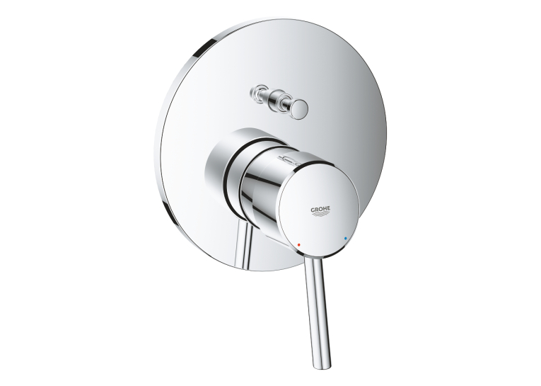 Однорычажный смеситель Grohe Concetto на 2 выхода (24054001)