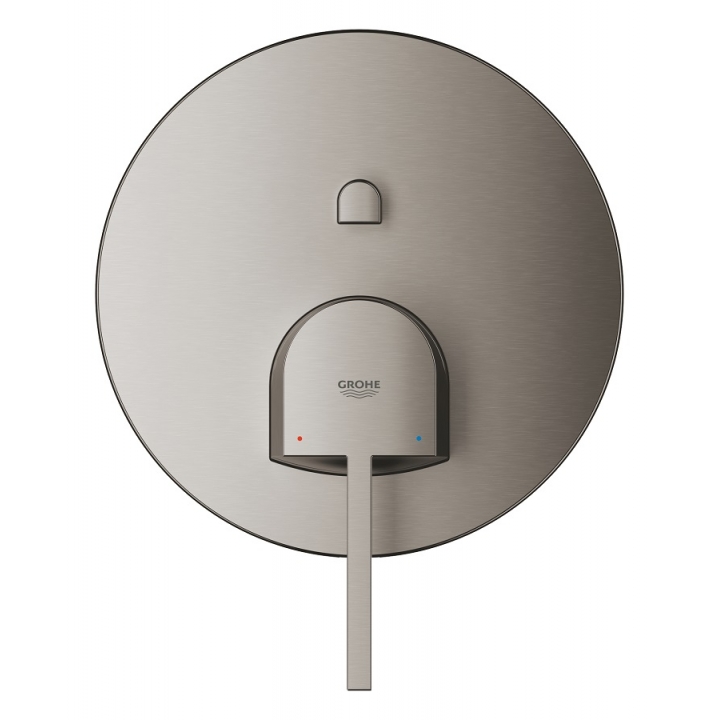 Однорычажный смеситель Grohe Plus с переключателем на 2 положения (24060AL3) Графит матовый