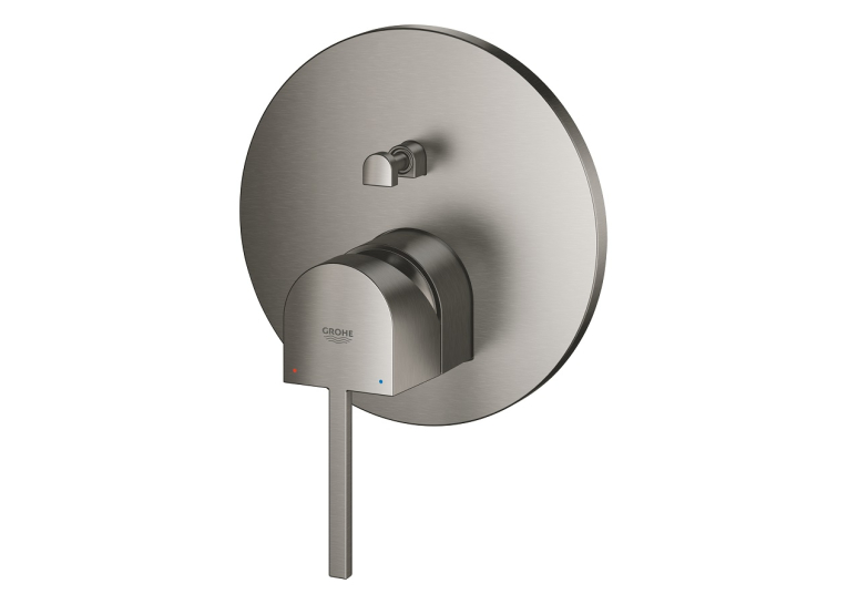 Змішувач одноважільний Grohe Plus з перемикачем на 2 положення (24060AL3) Графіт матовий