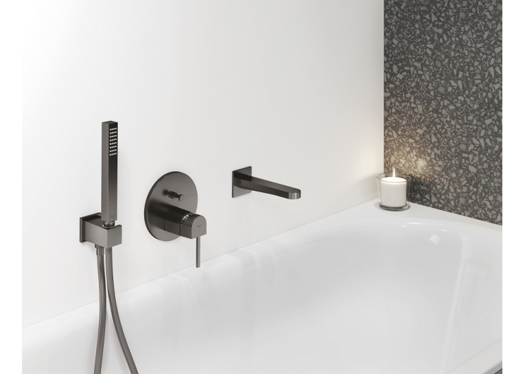 Змішувач одноважільний Grohe Plus з перемикачем на 2 положення (24060AL3) Графіт матовий