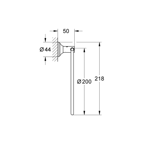 Кольцо для полотенца Grohe Essentials Authentic (40655001)