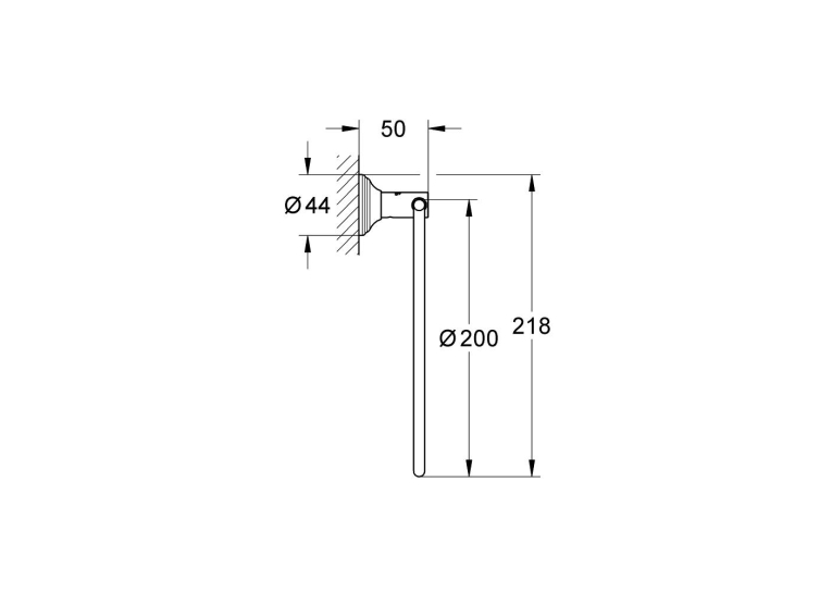 Кільце для рушника Grohe Essentials Authentic (40655001)