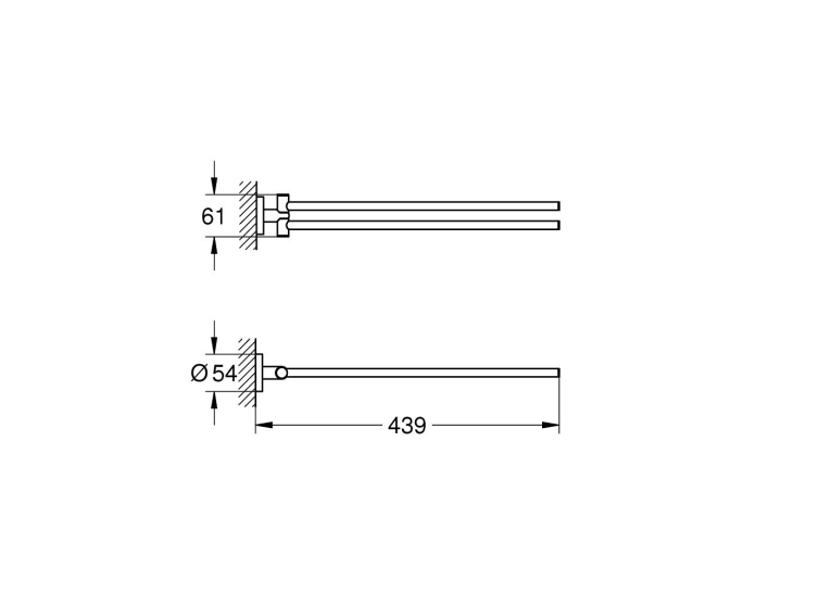 тримач для рушника grohe Essentials (40371GL1)