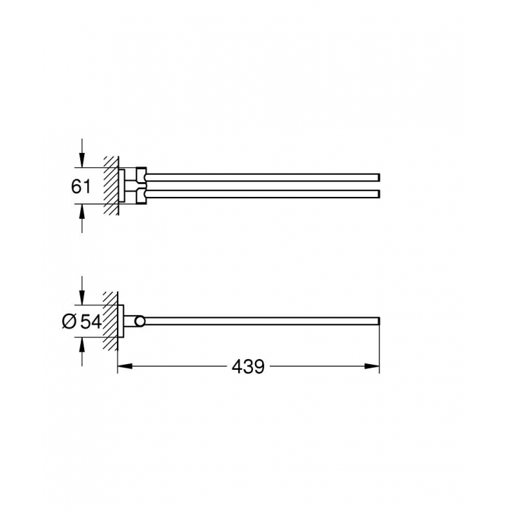 Тримач для рушника Grohe Essentials (1024672430)