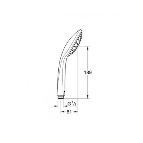 Ручний душ Grohe Euphoria 110 Mono 1 режим струменю (27265000)